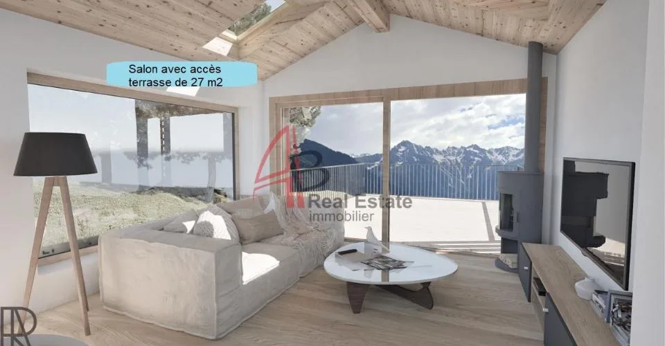 Villa contemporaine de 5,5 pièces - 4 chambres, cave extérieure, forêt privée et vue panoramique - Chemin-Dessus – photo 3 sur 13
