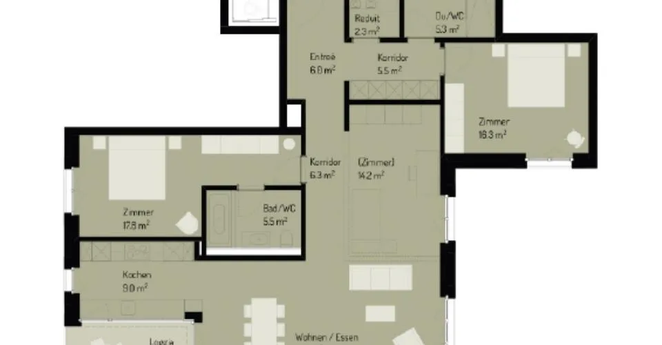 Wohngenuss auf höchstem Niveau  4.5-Zimmer-Wohnung mit fantastischer See- und Bergsicht – Foto 7 von 7