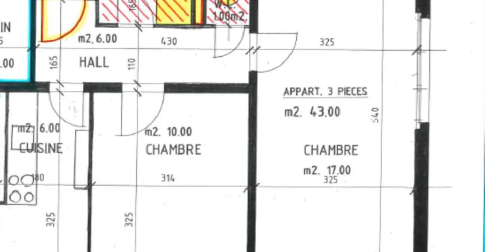 Appartement 3 pièces rénové en étage élevé avec balcon – Foto 2 von 2