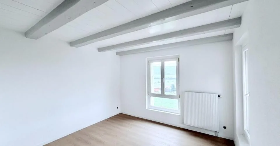 APPARTEMENT DE 4.5 PIÈCES ENTIÈREMENT RÉNOVÉ AVEC TERRASSE ET VUE SUR LA VALLÉE – foto 4 di 18