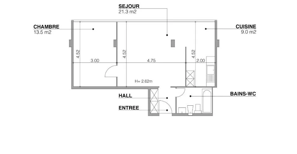 GRAND-SACONNEX - Chemin Taverney 10 - 51m2 – Foto 7 von 7