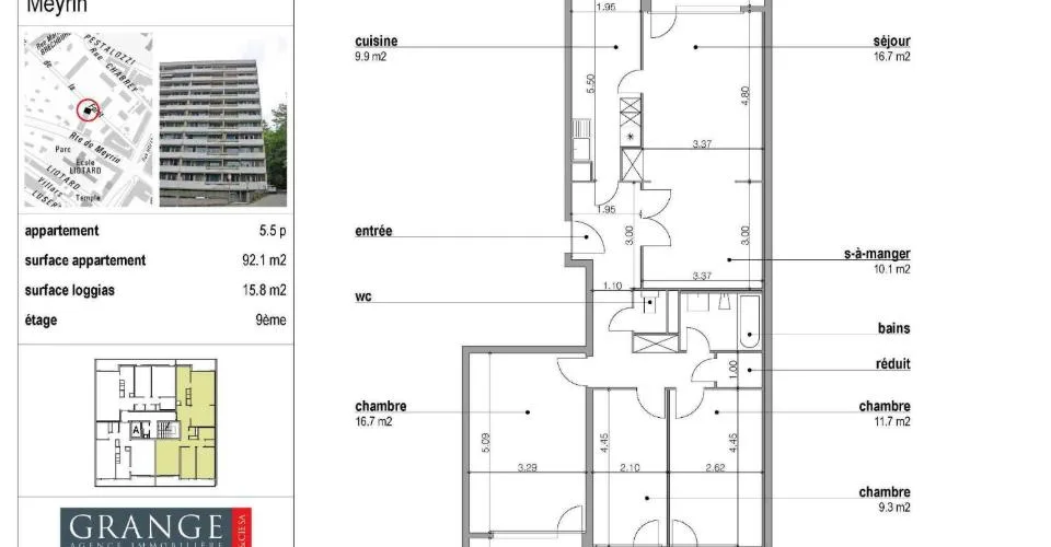 Appartement 5.5 pièces en étage élevé – foto 2 di 2