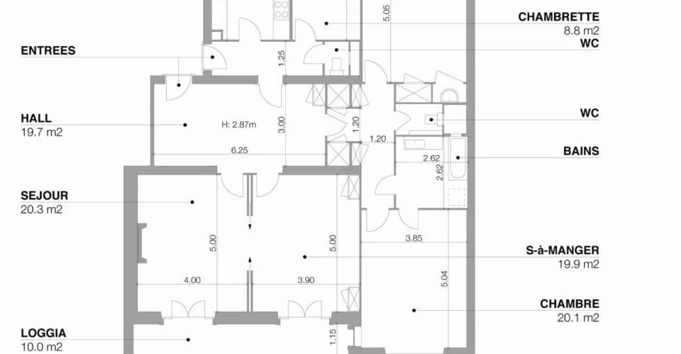 Appartement de standing rénové – Foto 4 von 4