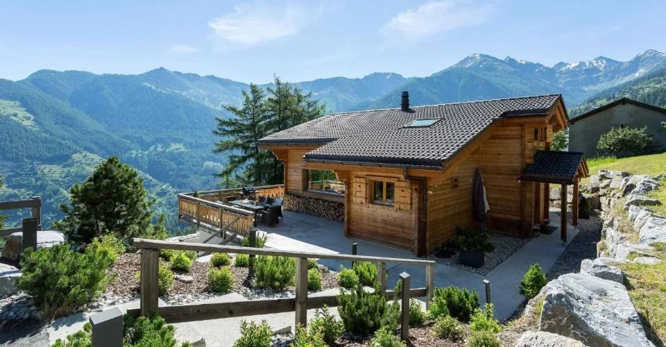 La Tzoumaz - Chalet d'exception avec vue panoramique – photo 2 sur 2