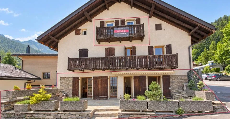 Maison villageoise à rénover au coeur d’Ovronnaz – photo 9 sur 10