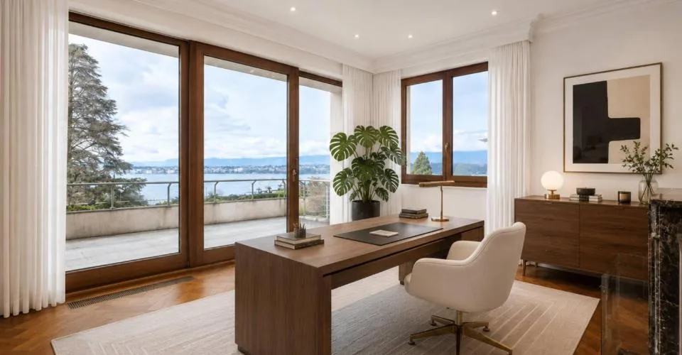 Magnifique appartement avec terrasse surplombant le lac – photo 9 sur 12