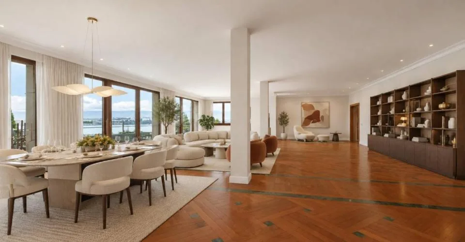 Magnifique appartement avec terrasse surplombant le lac – photo 2 sur 12