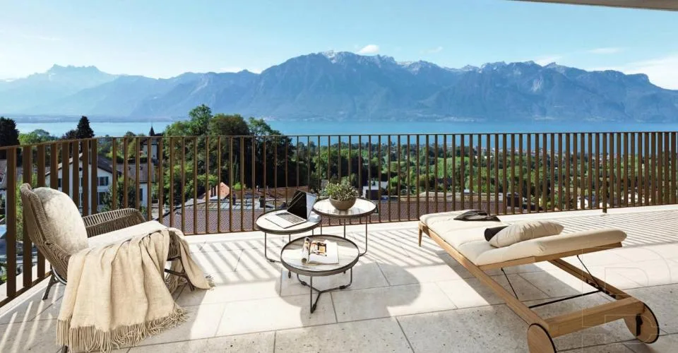 5.5 Zimmer Attikawohnung in St-Légier-La Chiésaz – foto 2 di 11