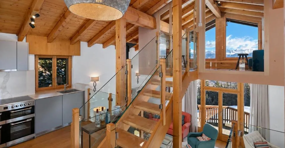 Chalet familial ou piedàterre lumineux à Anzère – Foto 6 von 12
