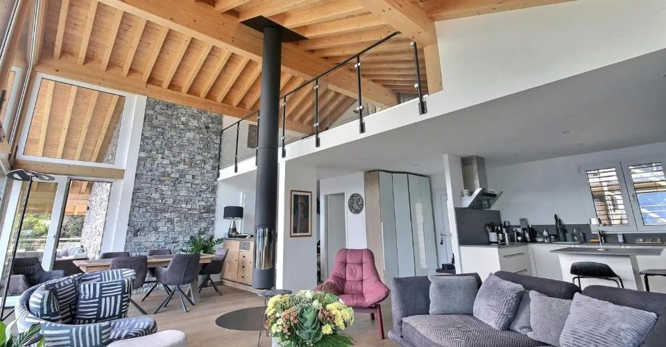 Exclusivité. Villa neuve de 5.5 pièces à Chermignon-d'En-Haut – Foto 5 von 13