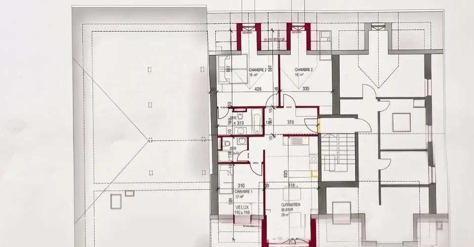 ORGES - immeuble de rendement de 6 appartements avec place-jardin et places de parc – Foto 11 von 11