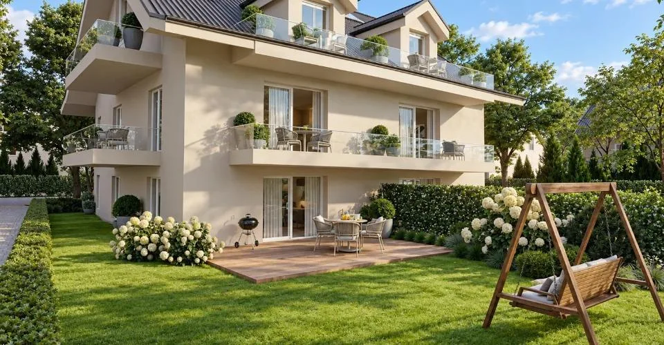 3,5 pièces - rez-de-jardin sur plan à Gingins - Minergie - Livraison 2 – Foto 2 von 4