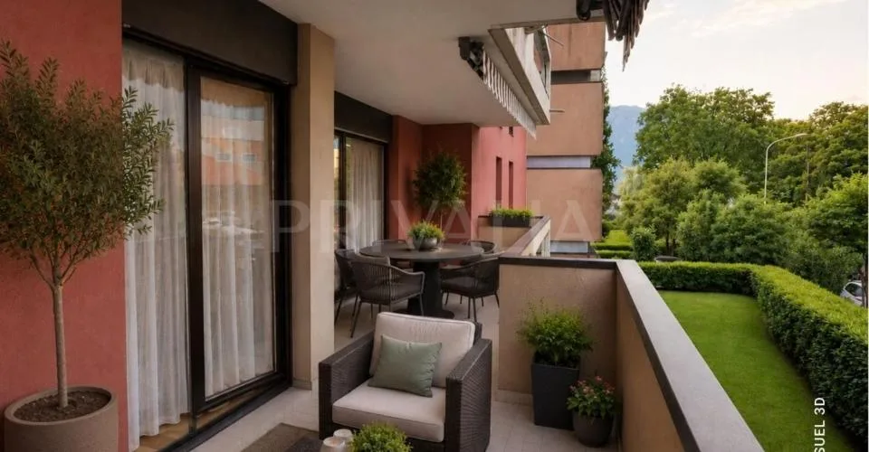 En exclusivité : Charmant 2½ pièces avec balcons et vue sur le lac – Foto 6 von 8