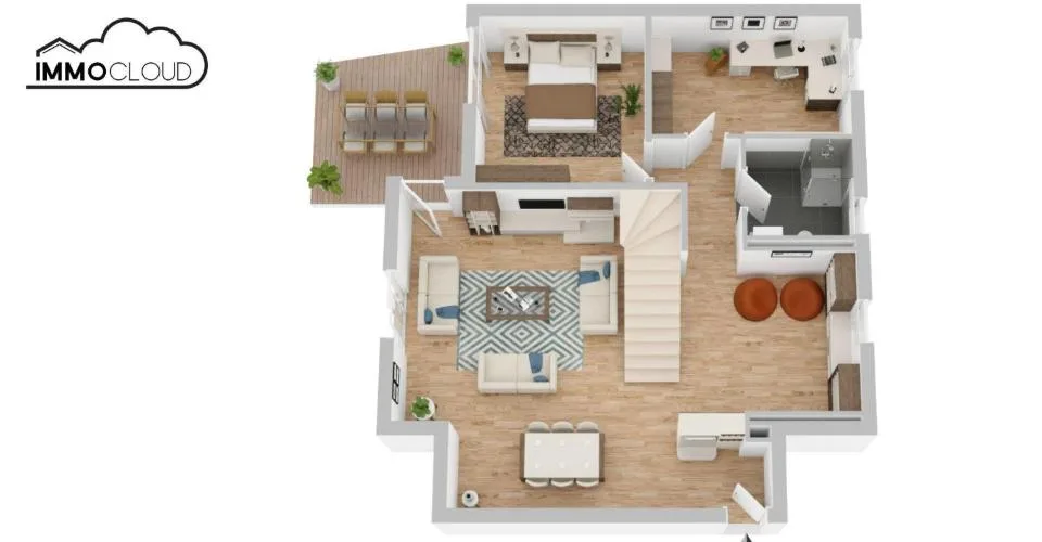 Duplex neuf avec terrasses – Foto 10 von 13