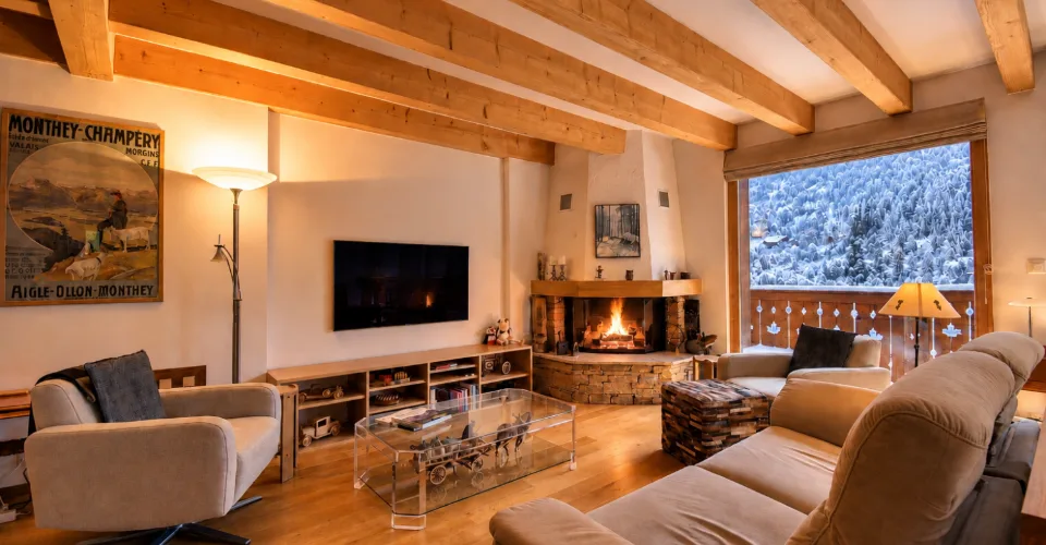 Magnifique chalet offrant une vue dégagée sur les Dents-du-Midi – photo 2 sur 13