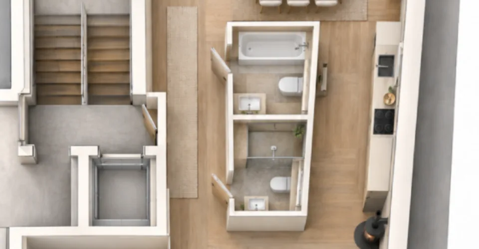 Appartement de 3.5 pièces au 2ème étage lot n°5 – Foto 4 von 13