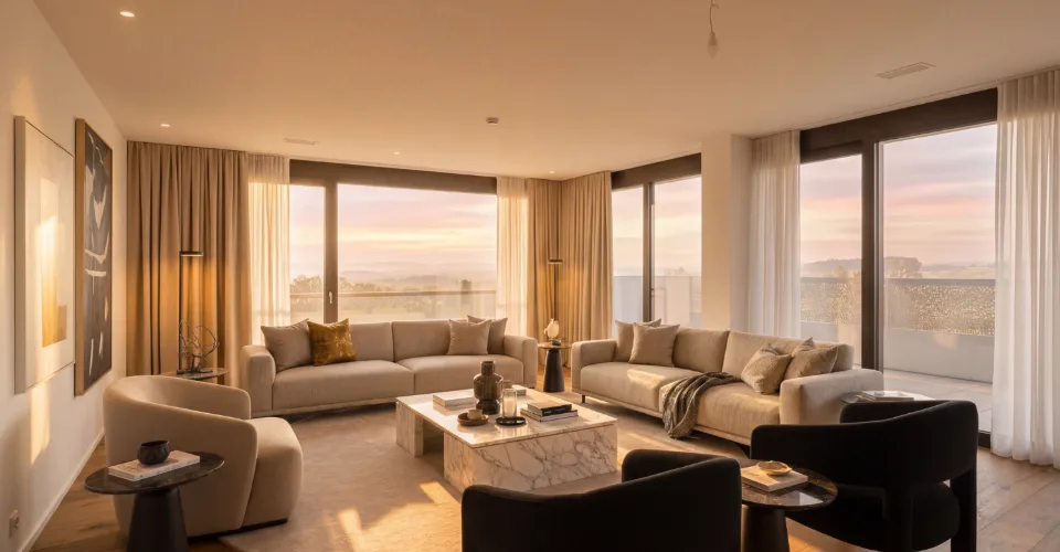 Seltene Gelegenheit im beliebten "Three Point" Projekt - Luxus über den Dächern (33. Etage) – photo 2 sur 12