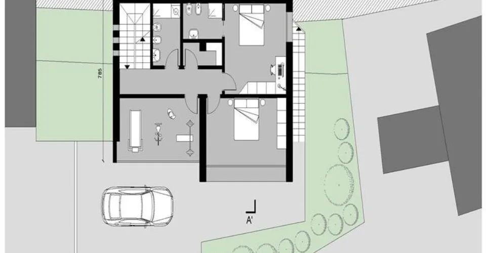 Terrain constructible R2 de 770 m², avant-projet et grotto-rustique existant – Foto 7 von 10