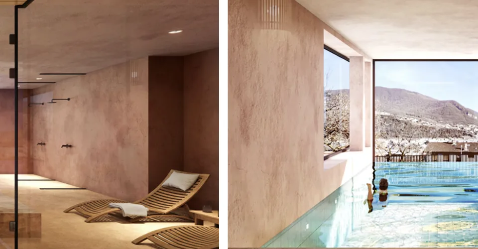 SPA de 100 m² avec sauna et piscine intérieure, nouvelle construction 2026 et terrasse privée – Foto 5 von 9