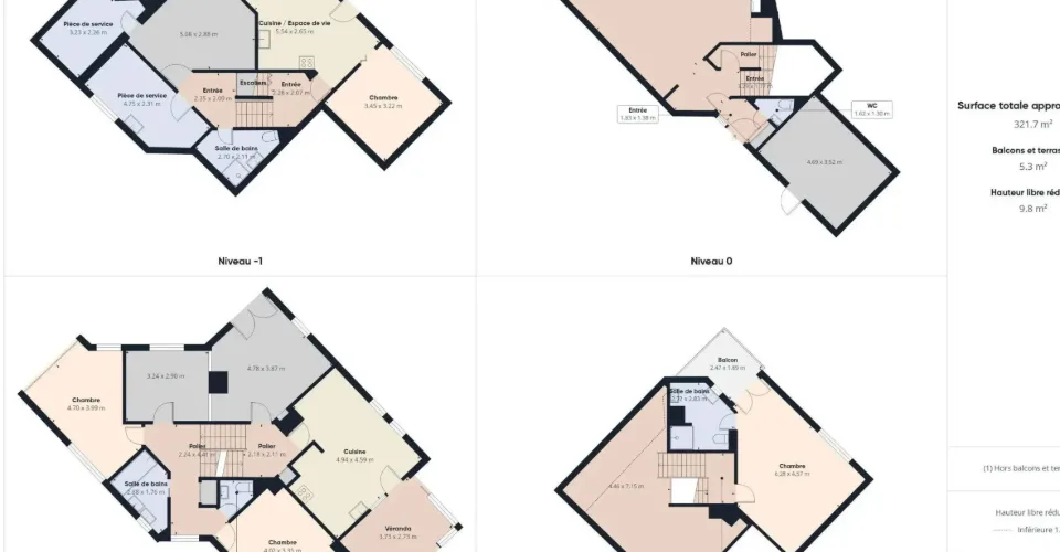 Maison familiale en demi-niveaux avec jardin arboré – photo 15 sur 15