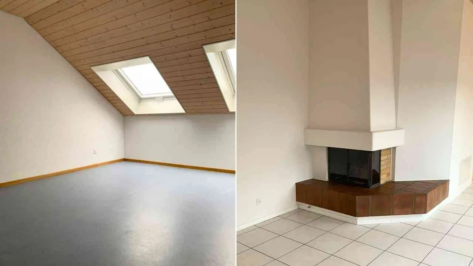 First month free in your new beautiful affordable attic apartment with chimney – photo 41 of 46