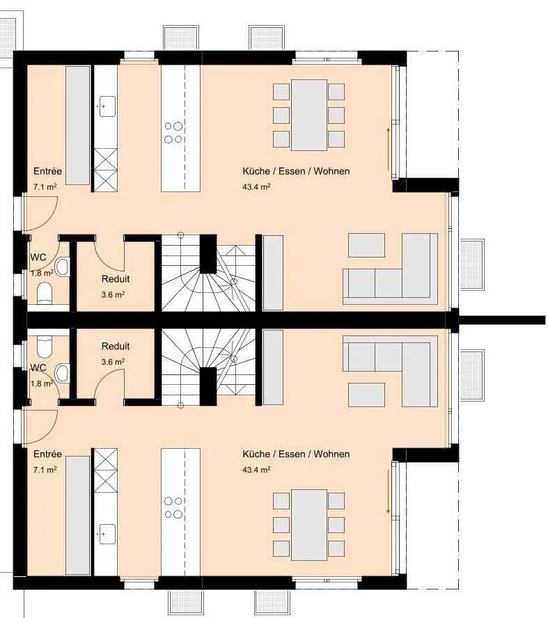 Neubauprojekt: 5.5-Zimmer Einfamilienhäuser an zentraler, ruhiger Lage – foto 4 di 10
