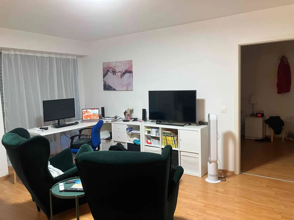 Helle 2-Zimmer-Wohnung mit grossem Balkon am Fusse des Uetlibergs