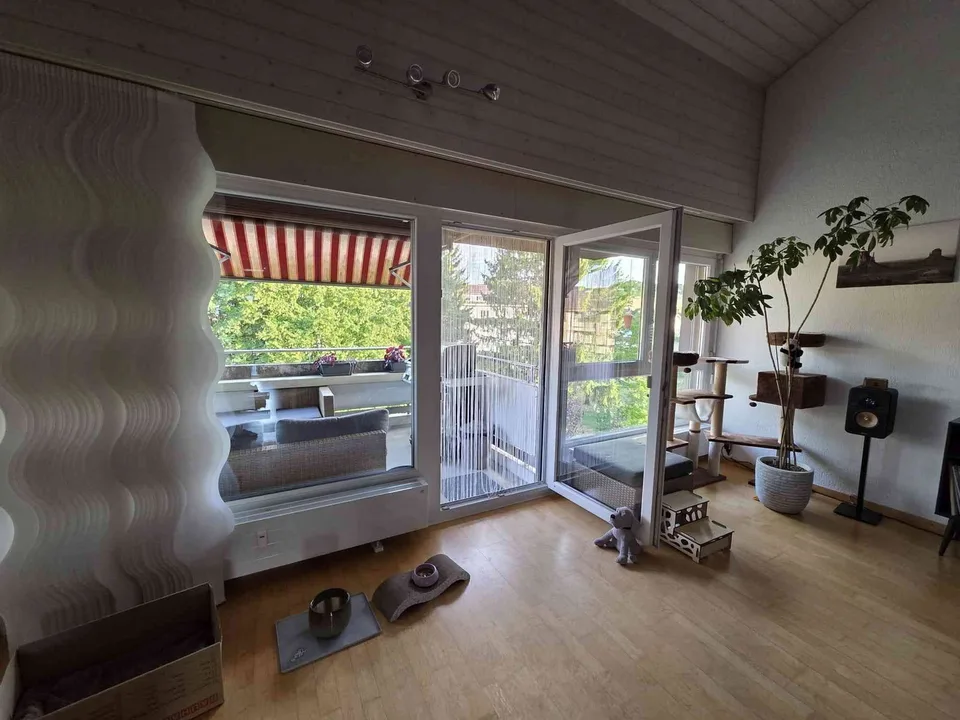Grosse 3.5-Zimmer-Wohnung mit Galerie, Cheminée und eigener Waschküche