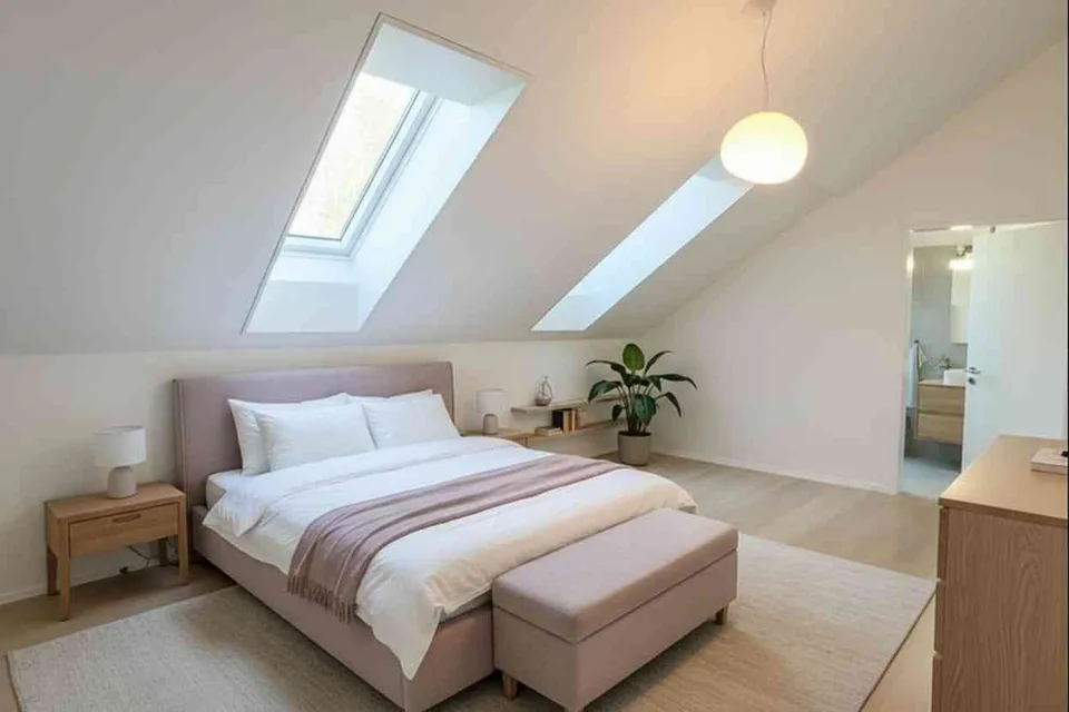 Appartamento attico 3 1/2 locali come nuovo con magnifica vista lago e grande loggia a Mörschwil