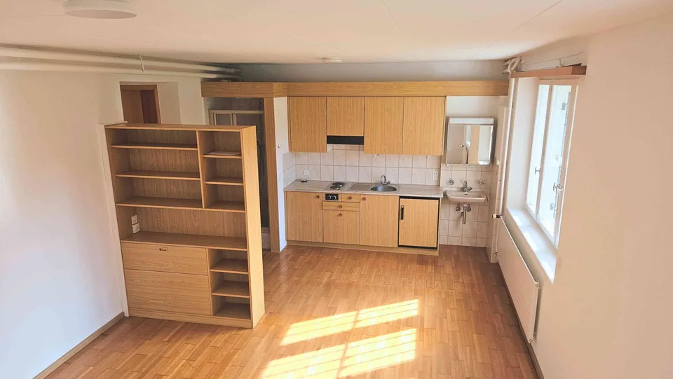 Helles, ruhig gelegenes Studio/Büro, 30m2, Raumhöhe: 265cm