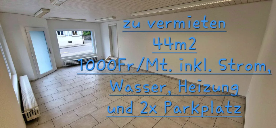 Gewerberaum 44m2 in Oberuzwil