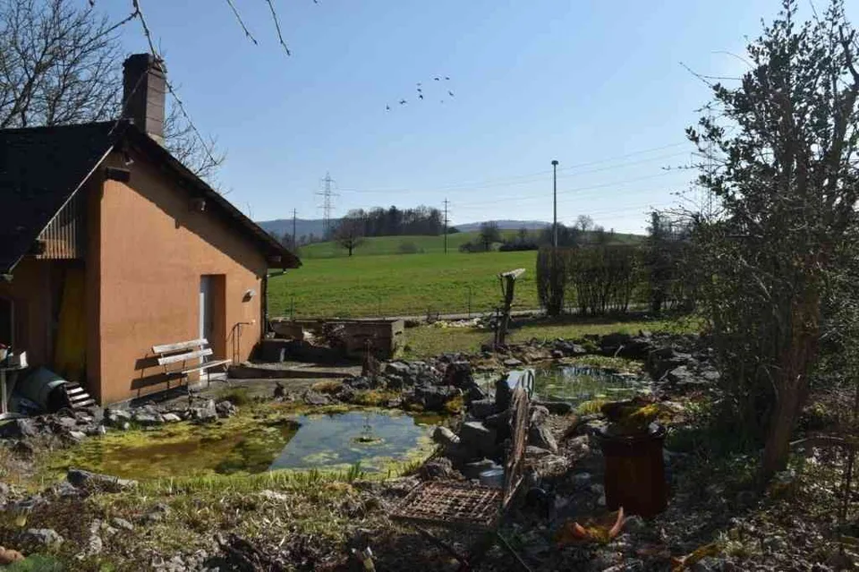 Einfamilienhaus mit eigenem Deich