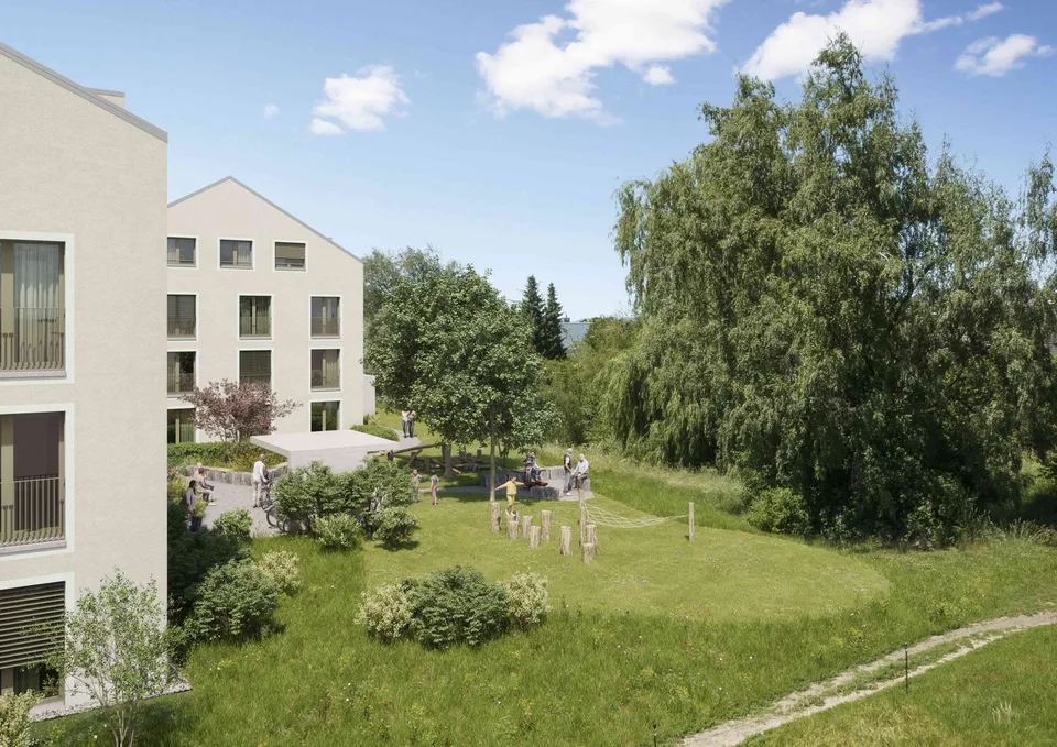 Familienwohnung mit unverkennbarem Grundriss und schönem Balkon