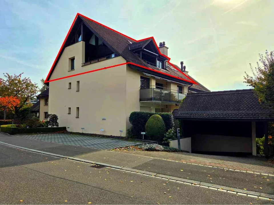 Äusserst charmante & frisch sanierte 3.5-Zi.-Maisonette-Dachwohnung