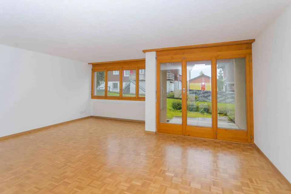 praktische, zentrale 2½-Zimmer-Gartenwohnung