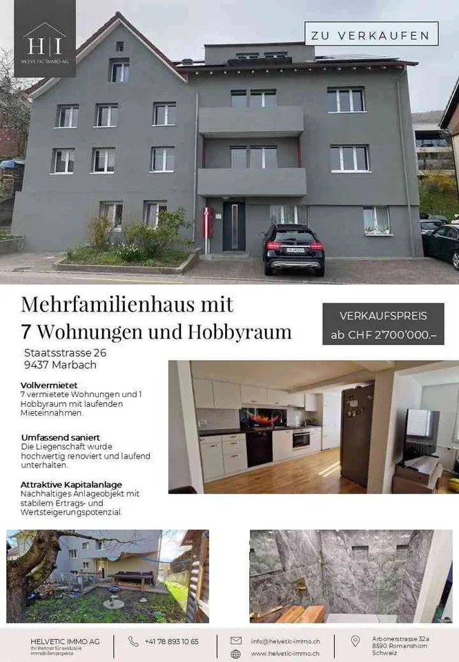 Vollvermietetes Mehrfamilienhaus mit 7 Wohnungen