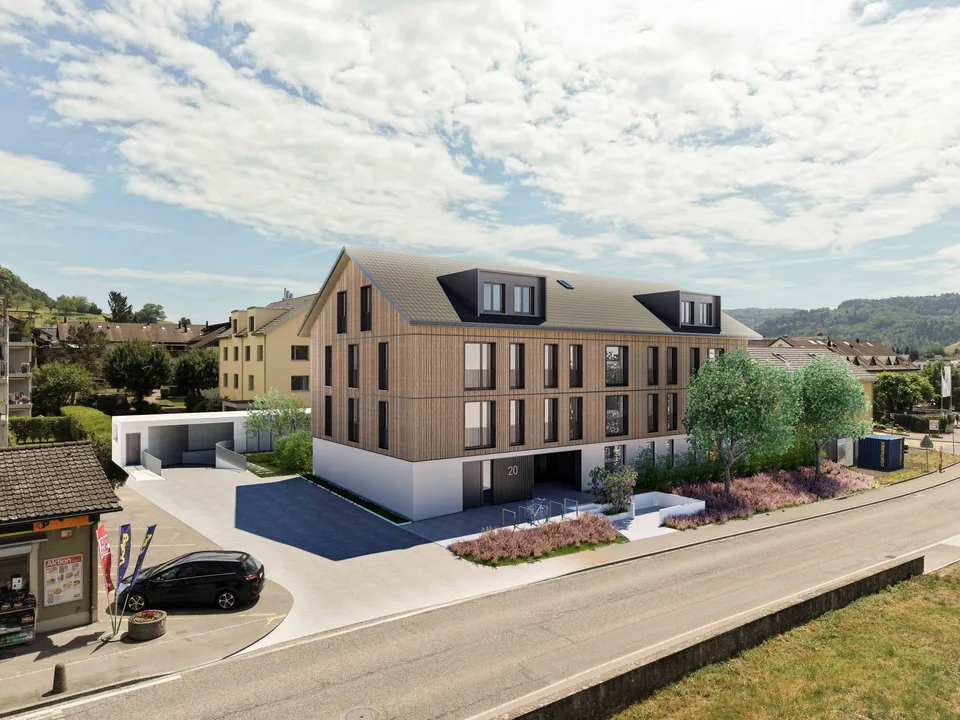 Moderne 4.5-Zimmer-Gartenwohnung Neubau zentral gelegen