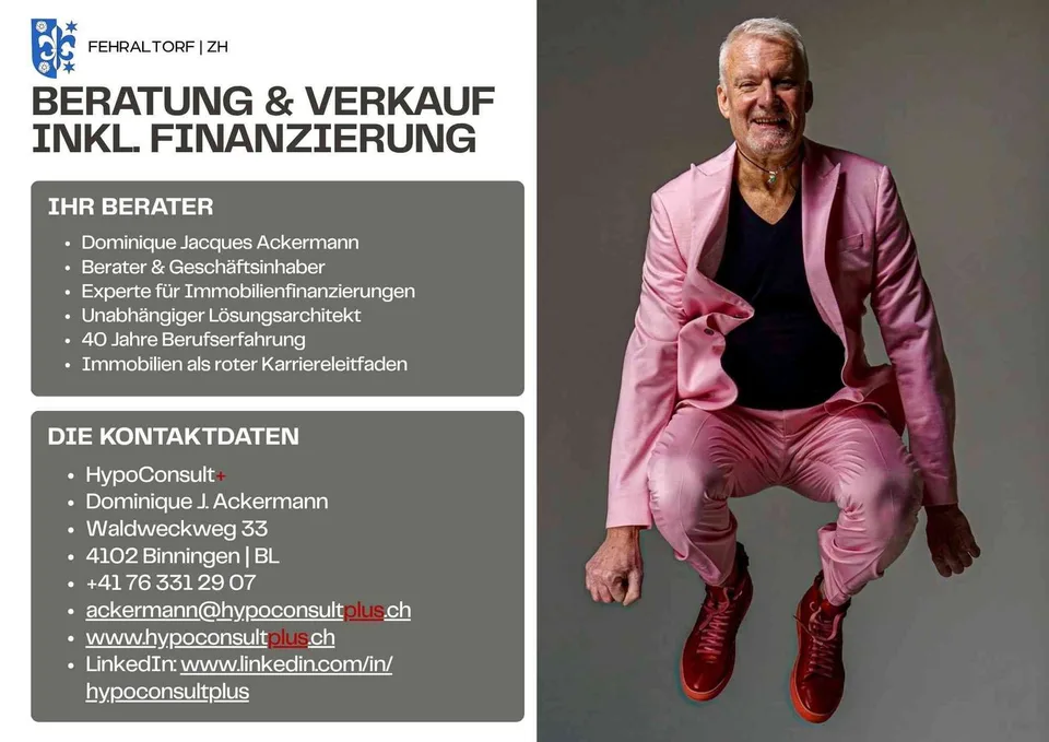 Preiswerte 4½-Zim-Wohnung – 3‘ Bahnhof, 25‘ Zürich+Modernisierung 2027