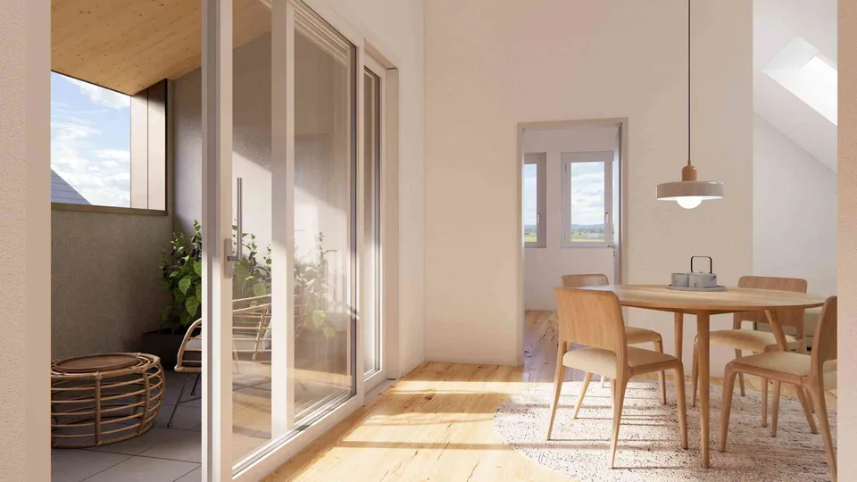 2.5-Zimmer-Dachwohnung in Opfershofen TG