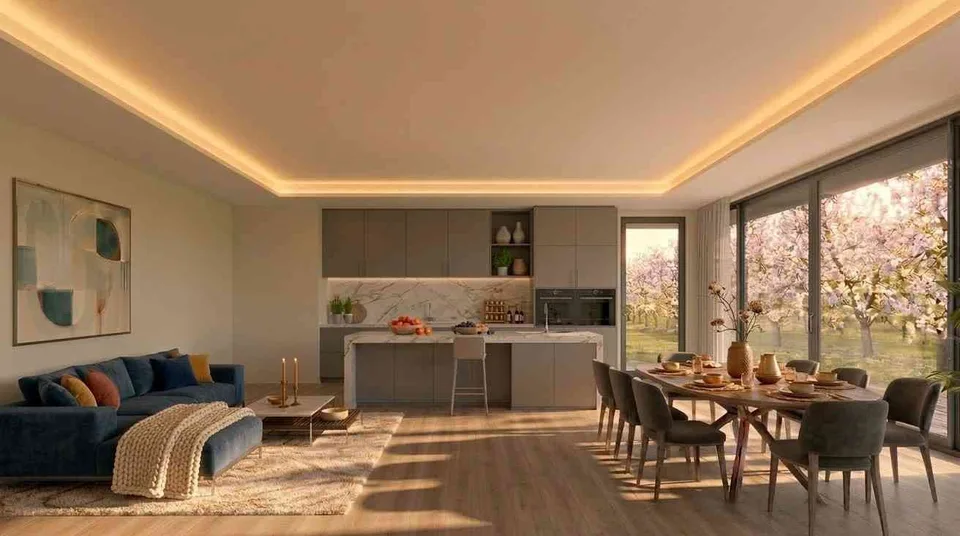 Garten Neubau Projekt Apfelblüte 3,5 Zimmer EG mit unverbautem Blick