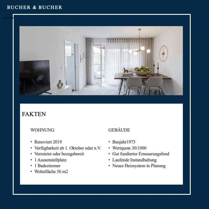 RESERVIERT - Helle und gepflegte 2.5-Zimmer-Wohnung in Effretikon, ZH