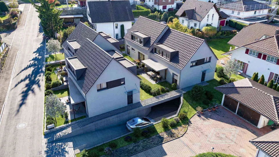 Doppeleinfamilienhaus inkl. Parkplätze Hangstrasse 2d, Boswil