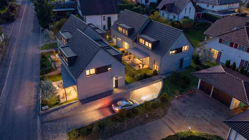 Doppeleinfamilienhaus inkl. Parkplätze Hangstrasse 2b, Boswil