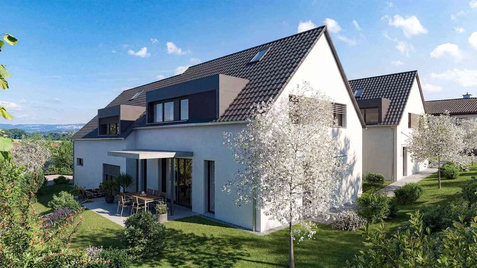 Doppeleinfamilienhaus inkl. Parkplätze Hangstrasse 2b, Boswil