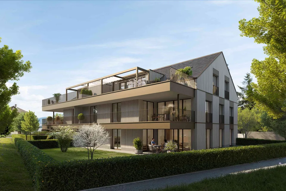 Seeglück - Attika-Dachgeschoss - Pergola & Cheminée-Ofen (3.5, Neubau)