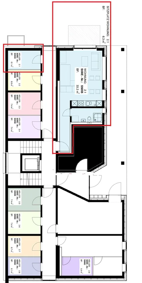 *** Modernes Studio 1.5 Zimmer 33 m² Grün im Dorfkern *** – foto 7 di 13