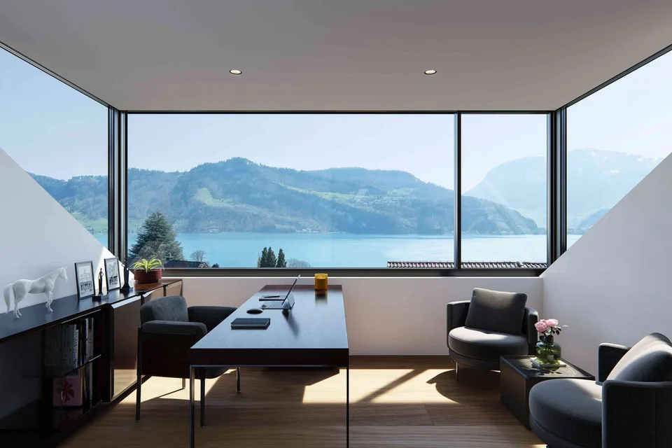 Villa in Kastanienbaum – an bester Lage mit Panoramablick