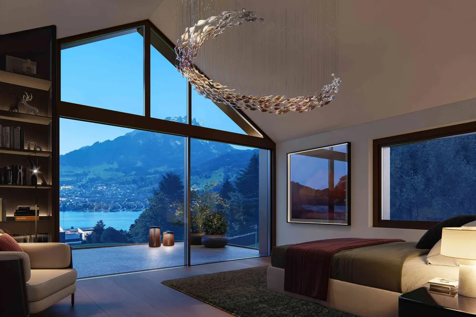 Villa in Kastanienbaum – an bester Lage mit Panoramablick