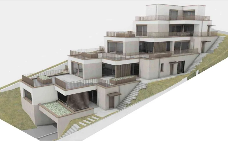 Bauprojekt mit 4 Terrassenhäuser inkl. rechtskräftiger Baubewilligung