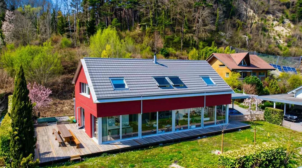 Maison d’une architecte de 7,5pièces avec des produits naturel